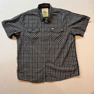 DIXXON "THE HIGHLANDS" D-Lux‎ Bamboo Blend Moto Streetwear SS Shirt Men 2X